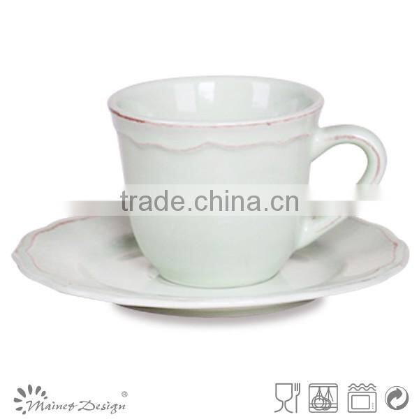 Personalized tea cups & saucers/espresso cup & saucer/personalized tea cup saucer set