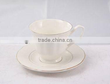fashion ceramic coffee mug/coffee cup with plate