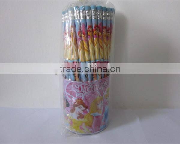 HB Graphite wood pencil with eraser