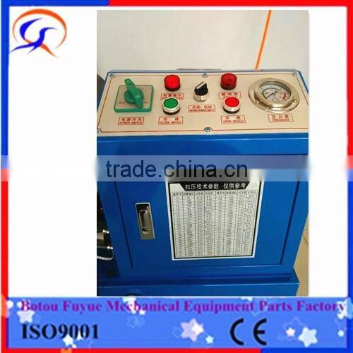 FY68 hydraulic hose fitting crimping machine hoses 1/4" to 2" with 10 free dies