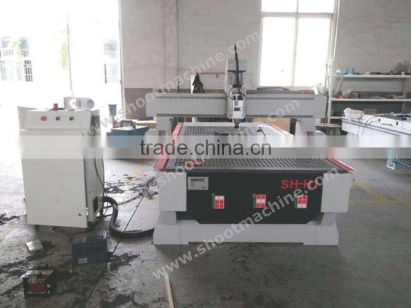 Wood CNC Cutting Machine SH-H1 with X Y Working area 1300x2500mm and Z Working area 200mm