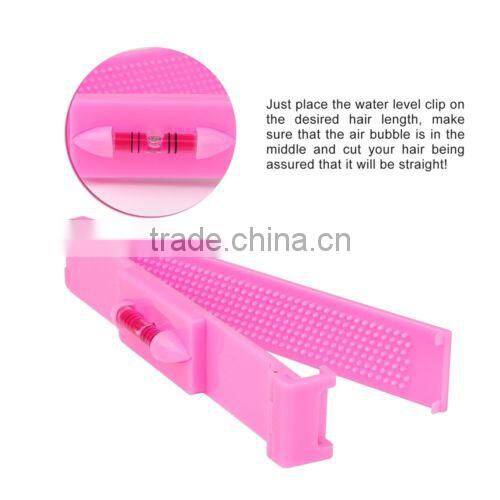 Bangs Hair Trim Clip DIY Tool Clipper Fringe Cutting Guide For Layers Styling