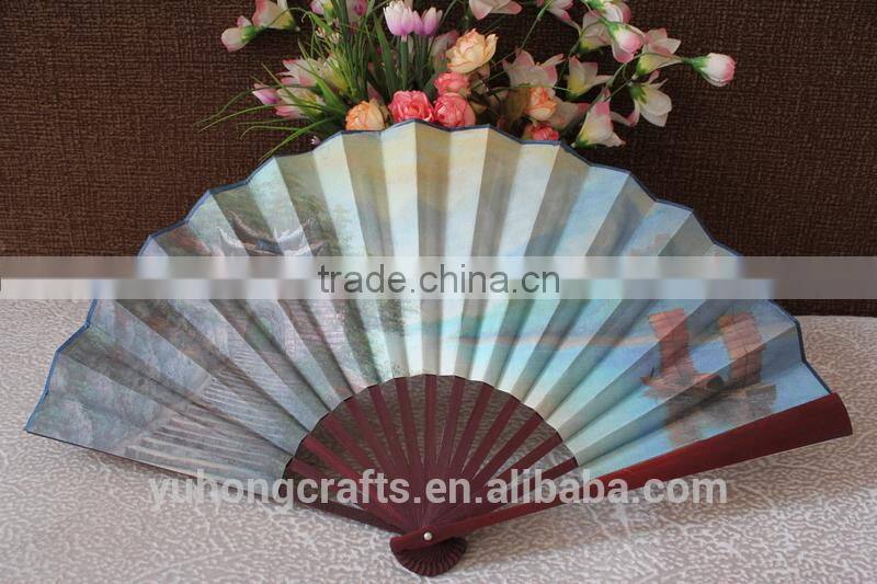 Environmental and useful Chinese bamboo silk fan