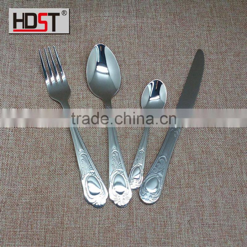 stainless steel german flatware;restaurant stainless spoon fork and knife wholesaler