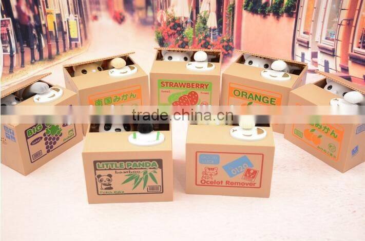 UCHOME 2017 Manufacture ebay Hot sell cat stealing money piggy bank