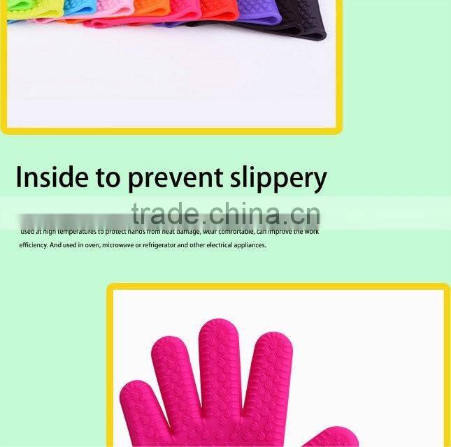 bbq glove oven gloves , silicone heat resistant gloves , grill gloves withstand heat