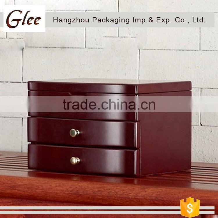 Luxurious pretty custom wooden jewellery box