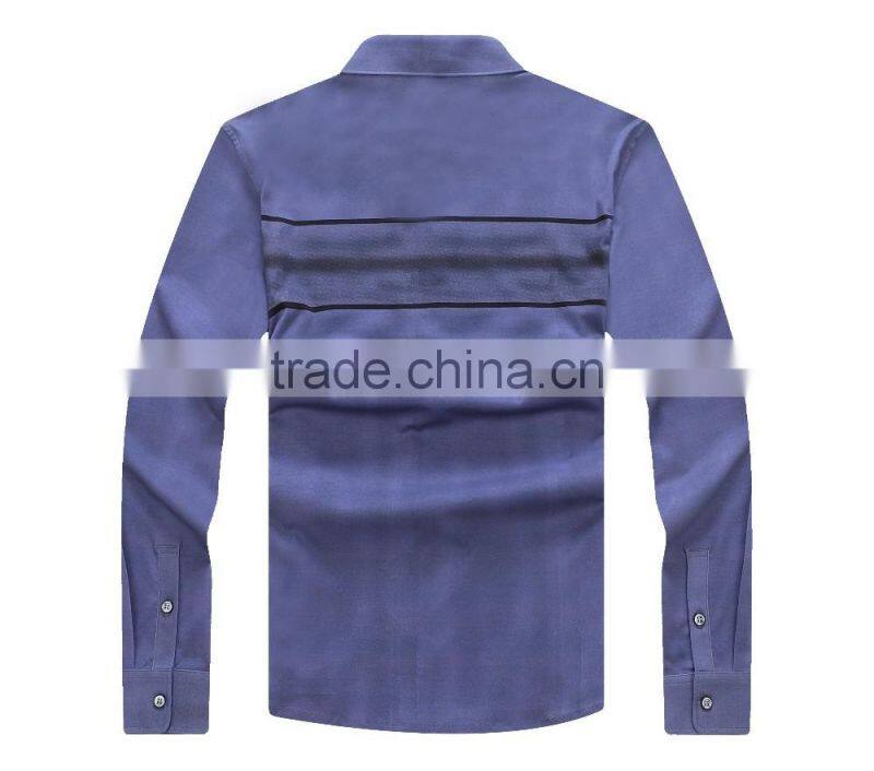 Raidyboer Men's printed long sleeve t shirt 100%cotton with placket Raidy boer