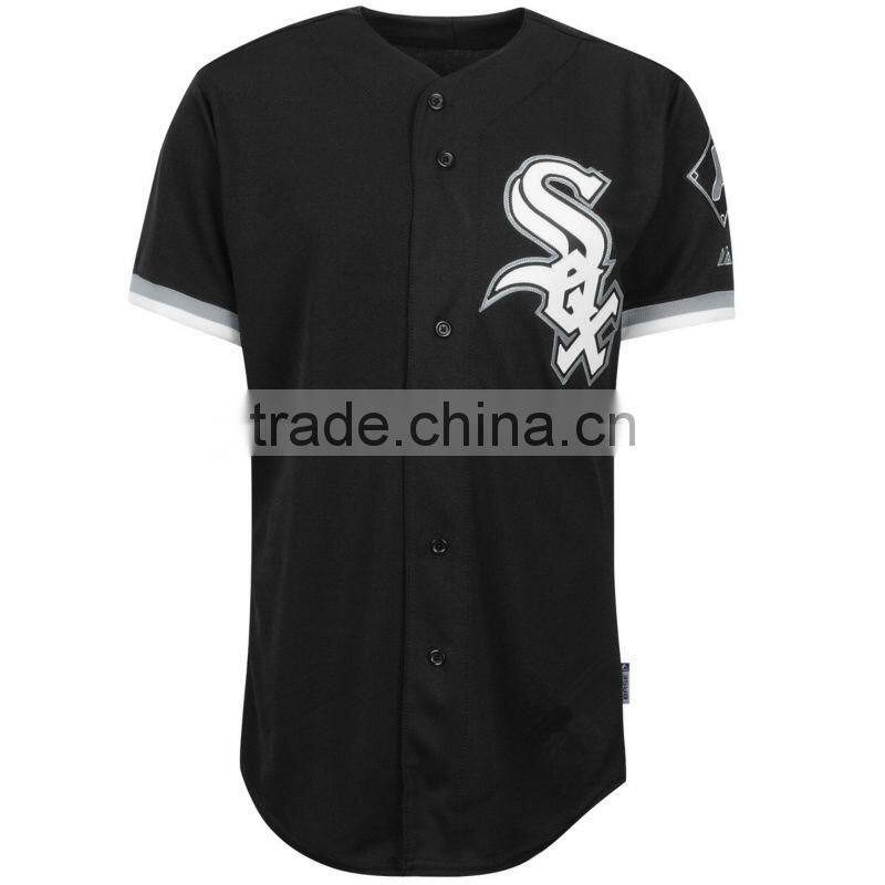 OEM fashionable button front polyester short sleeve sublimation men camo baseball jerseys