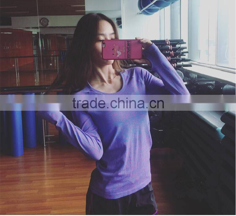wholesale sexy running cheap purple t-shirts foe women