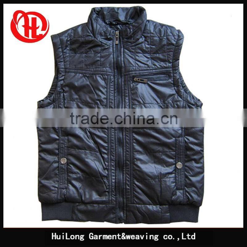 High quality ready made new stock men vest with pocket