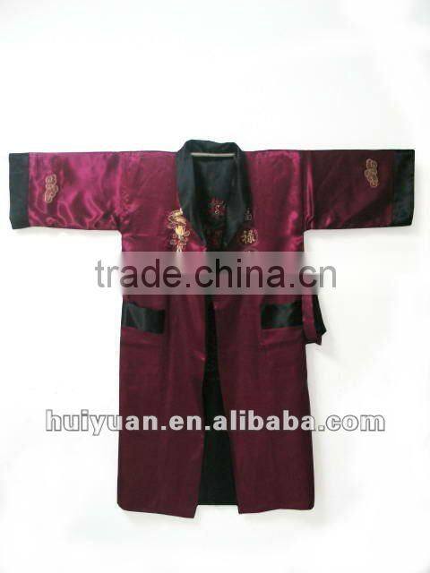 long silk robe