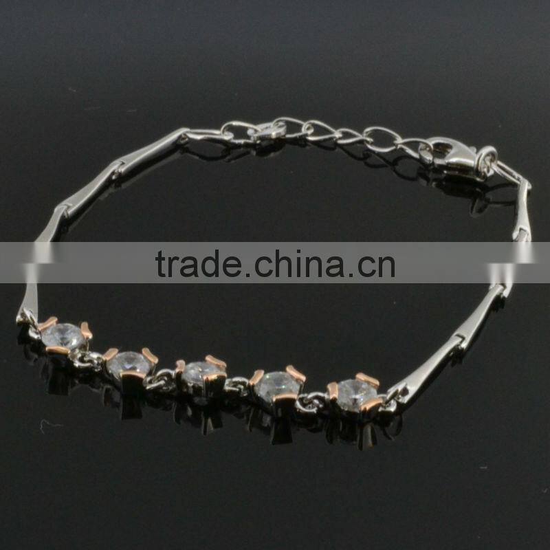 Zircon jewelry 925 silver lady's bracelets