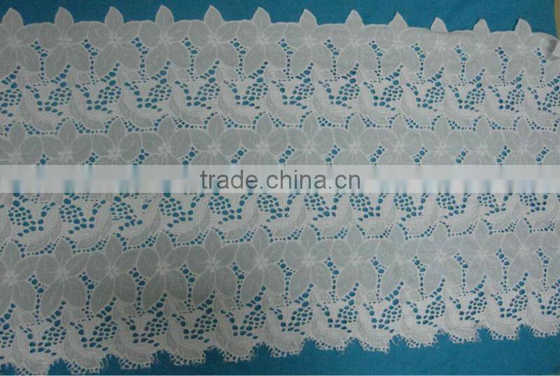 cotton embroidery lace textile