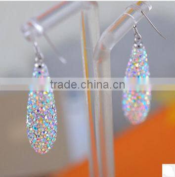 Classic metal earrings, circular earrings