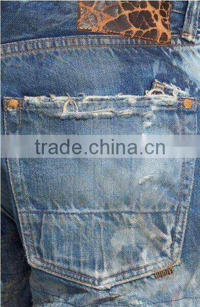 Biker Jeans Fashion Denim trousers(LOTK061)