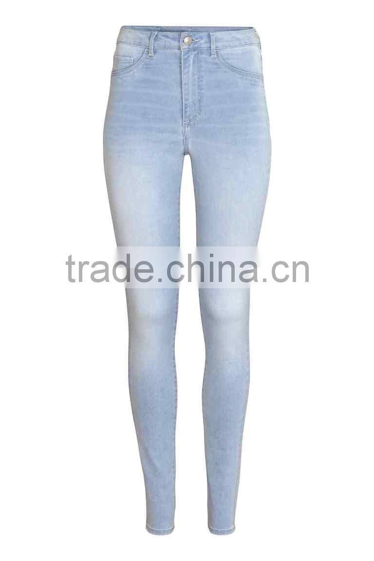 Super Skinny High Jegging,2016 summer women denim pants,women corpped jean
