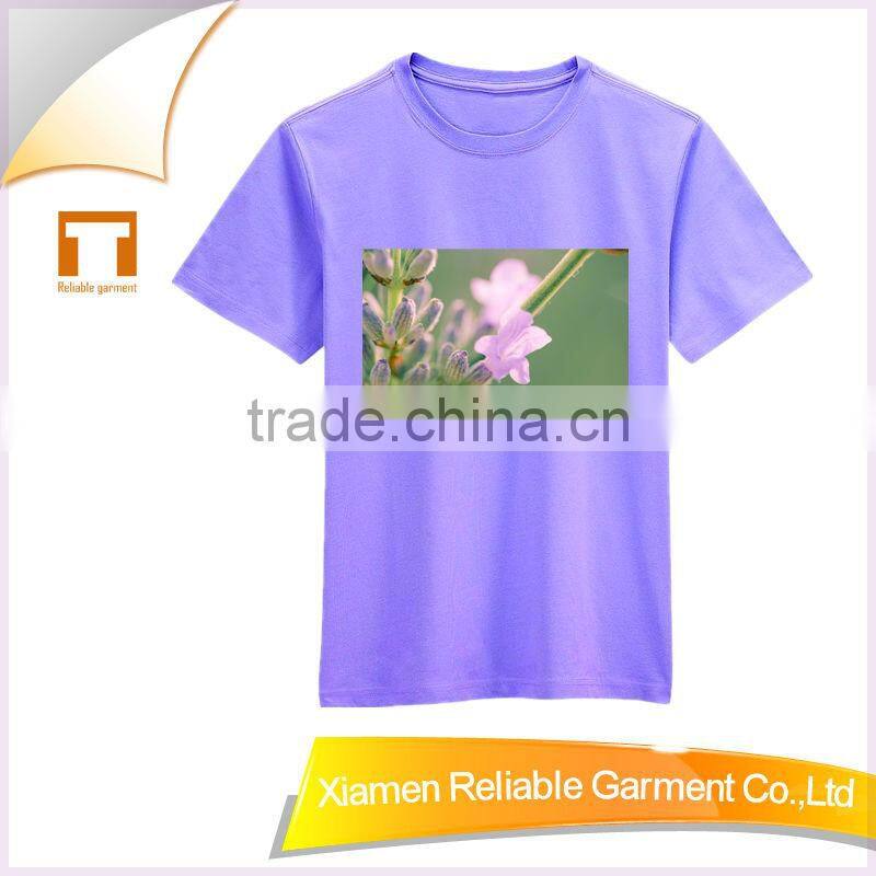 180GSM 100% cotton print childrens plain t-shirts fashion