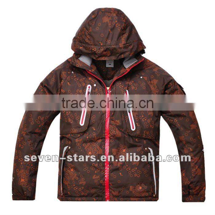 2017 winter outdoor waterproof cotton jackets for men