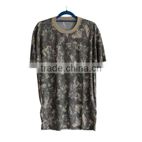 Hot sale men tactical 100% cotton camo t shirt Summer t shirts work shirts multi color fashion camo t-shirts