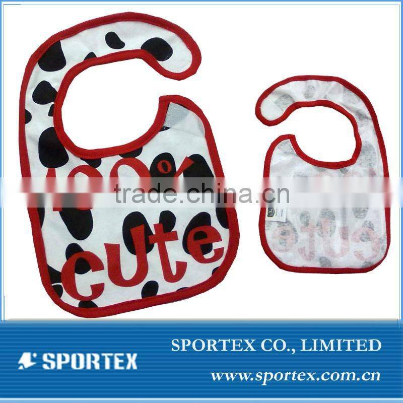 Cute cotton baby bib