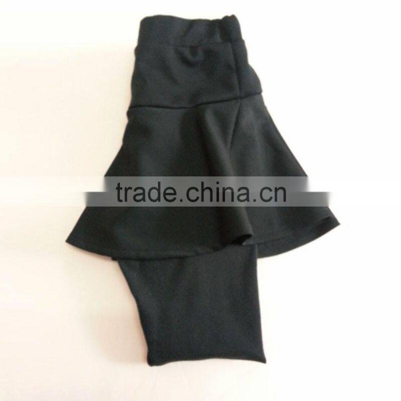 Wholesale OEM soft good quality comfortable children girl pantskirts Leggings with skirt for girls Kids girls leggins