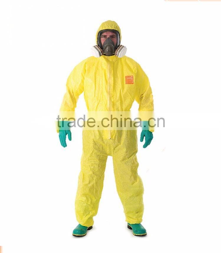 Juqian 2016 sulfuric acid alkali mercury one piece plastic chemical Safety protective clothing