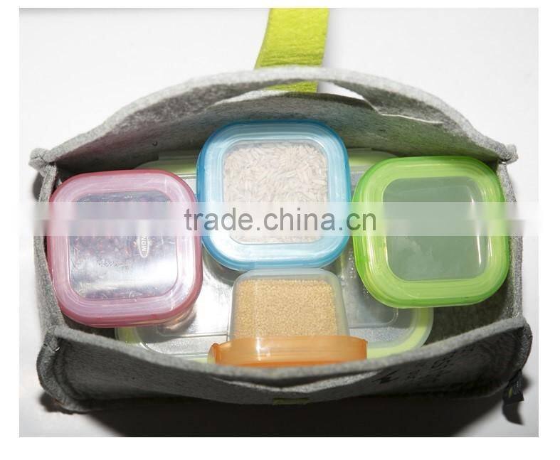 Baby Food Storage Container with Freezer Tray baby food supplement portable storage box