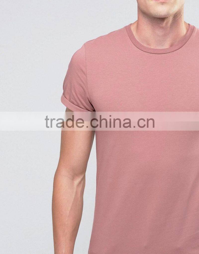 New fashion comfortable 100% cotton multi colors short sleeve blank t-shirt