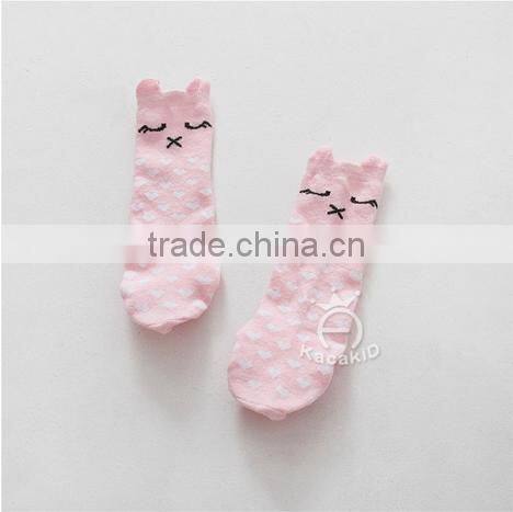baby cute cotton socks, silicone print baby socks,baby socks