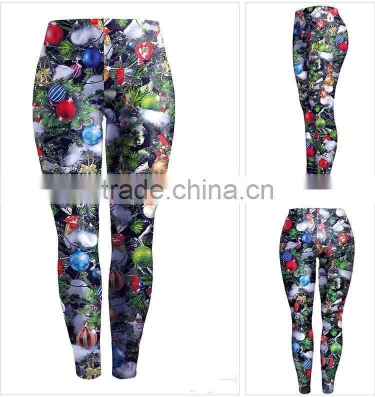 3D picture flower OEM print tight sublimation tight digital print pantyhose tights for women