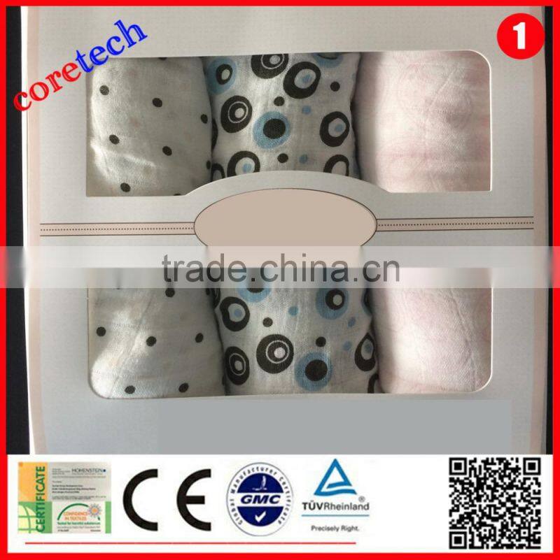 ECO-friendly Breathable natural bamboo muslin fabric factory