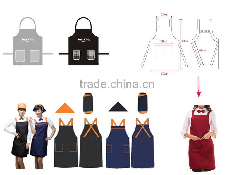 Factory OEM cotton/polyester custom apron
