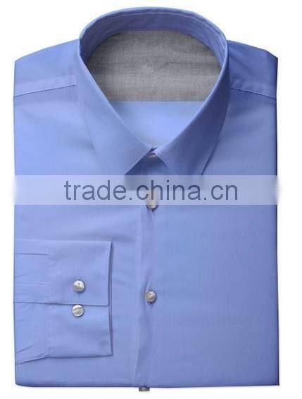 Plain design mens dress shirts
