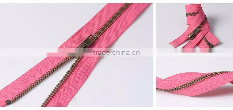 #5 O/E Brass Metal Zippers or Zips