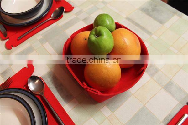Smart Multi-Function Felt Bowl Basket Placemats Coasters