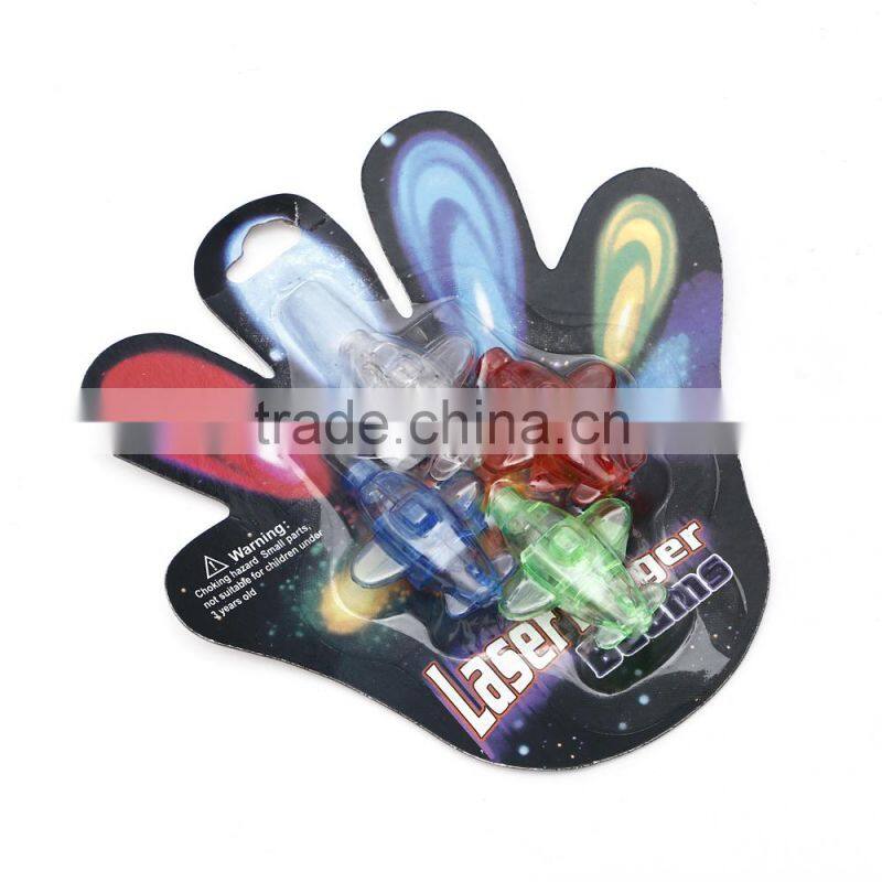 LED flashing ring customized projection finger rings laser rings party favor