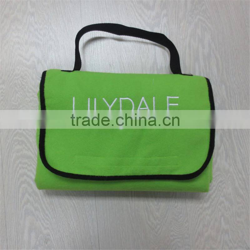 2015 New Style Double Layers Polar Fleece With Oxford Foldable Waterproof Picnic Rug