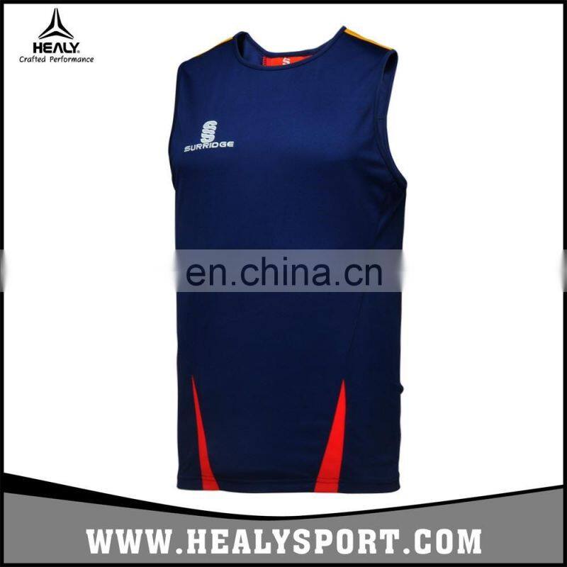 New style famous brand navy blue basketball gym suit mesh dry fit men basketball jersey
