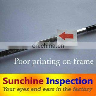 third party inspection company to check sunglass quality and test before shipment