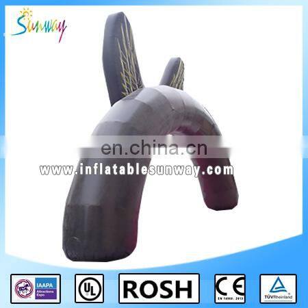 new design attractive eagle black inflatable arch for advertising