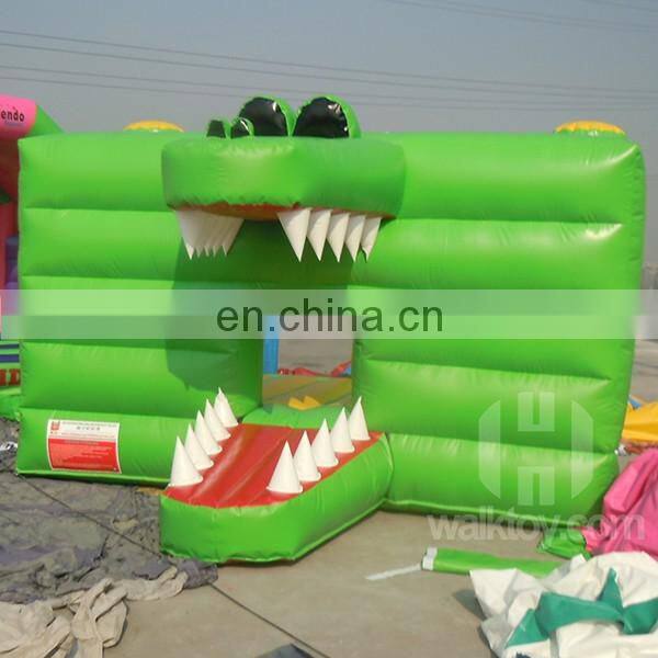 HI EN14960 Hot sales Crocodile design Inflatable bouncer