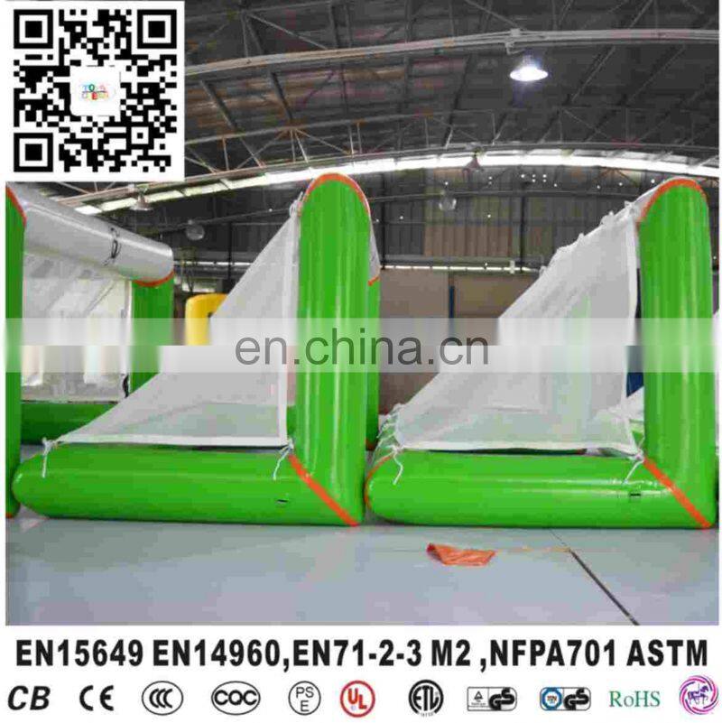 inflatable water goal inflatable water pool toys soccer goal