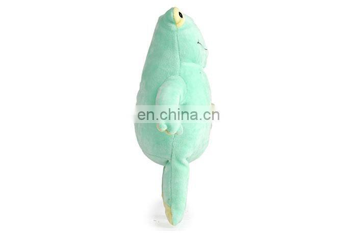 Wholesale light green frog stuffed toy plush pillows