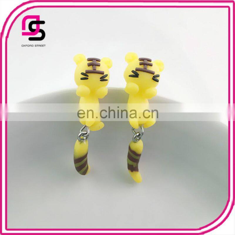 2017 amazon hot selling fashion accessories cute cheap animal earring for girles