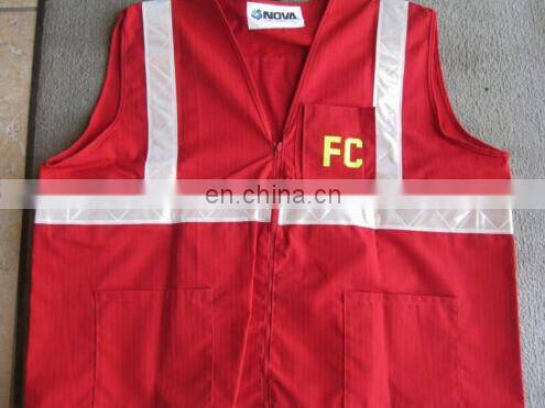 new design low price manufacture 120g polyester traffic safety vest /Reflective Safety vest