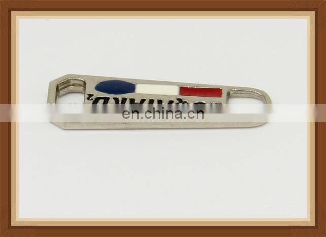 custom metal zipper puller with high quality for clothing