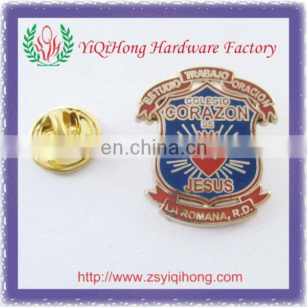 custom metal pin badges/cheap custom badge