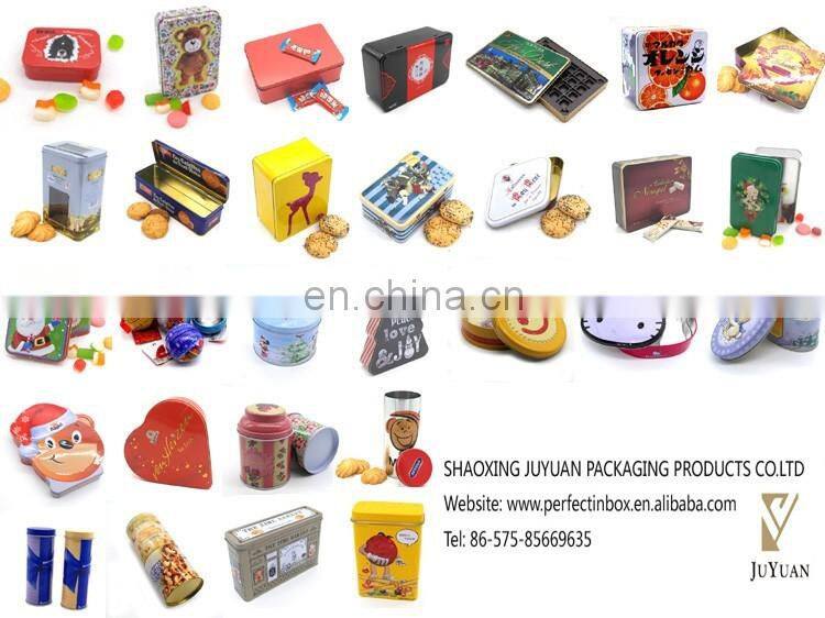 Hot saled round tin can/round popcorn tin can slide tin can wholesale