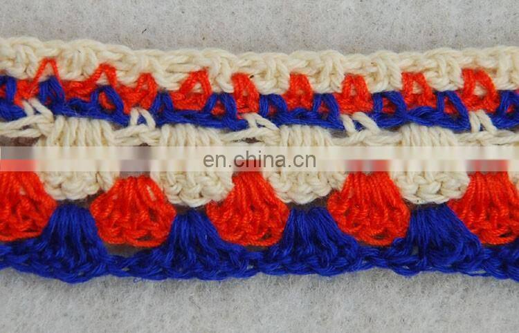 2017Double.M Fashion High Quality Colorful Handmade Trims For Garments